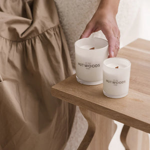 HUTWOODS Lemongrass and Tahitian Lime 30hr Candle