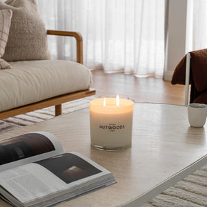 HUTWOODS Lemongrass and Tahitian Lime 250hr Candle