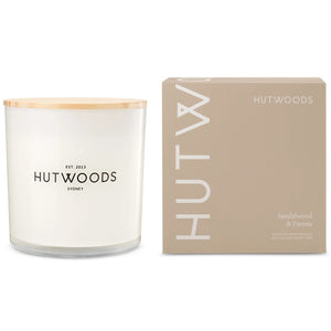 HUTWOODS Sandalwood and Freesia 30hr Candle
