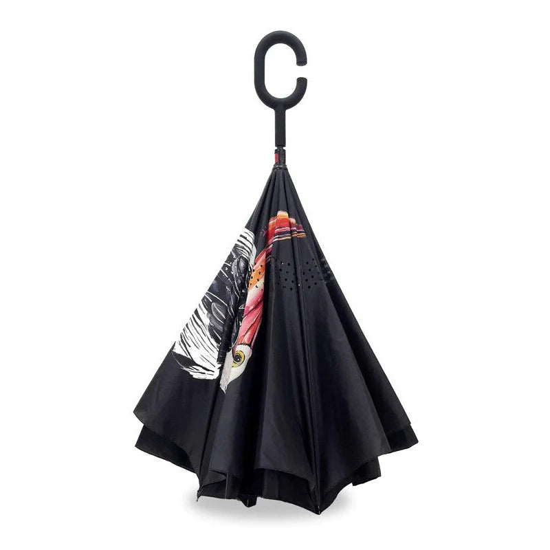 Reverse Umbrella with Sun Safe UPF50 - Australian Pelican | by Dani Till